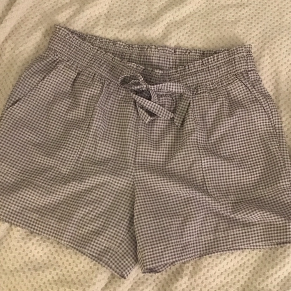 Soho Black and White Checkered Women's Shorts